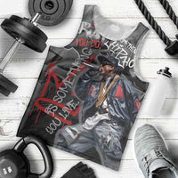 Rap Star Streetwear Men Tank Top with Graffiti Lettering and Hip Hop - Wonder Print Shop