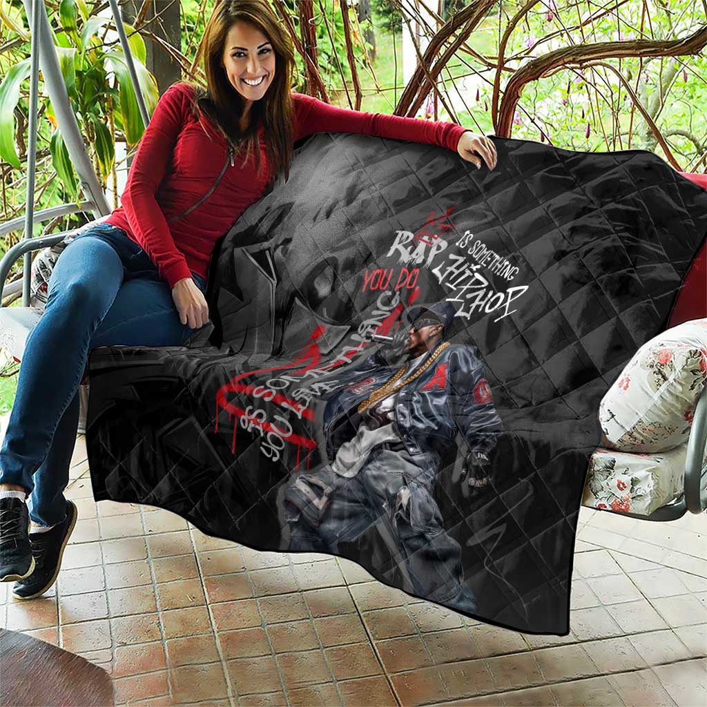 Rap Star Streetwear Quilt with Graffiti Lettering and Hip Hop - Wonder Print Shop