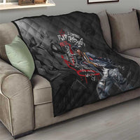 Rap Star Streetwear Quilt with Graffiti Lettering and Hip Hop - Wonder Print Shop