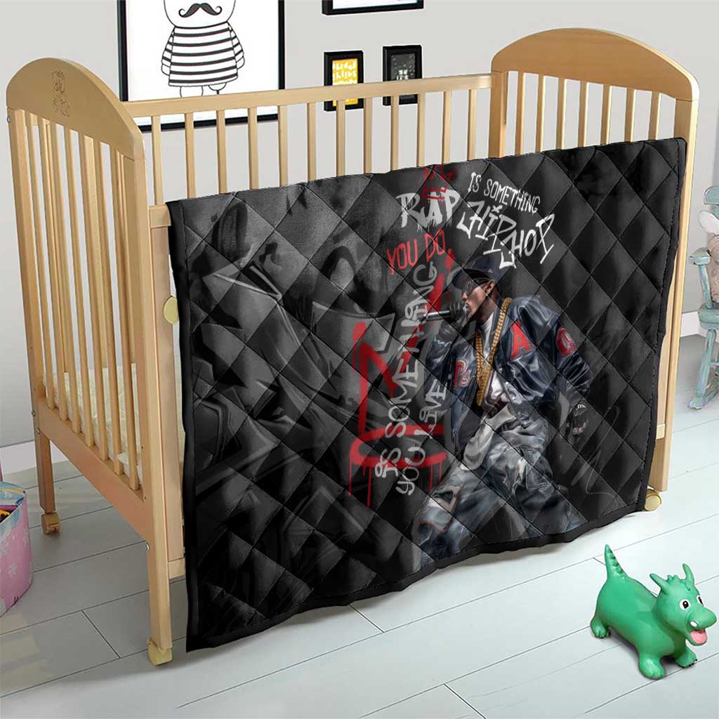 Rap Star Streetwear Quilt with Graffiti Lettering and Hip Hop - Wonder Print Shop