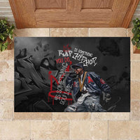 Rap Star Streetwear Rubber Doormat with Graffiti Lettering and Hip Hop - Wonder Print Shop