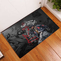 Rap Star Streetwear Rubber Doormat with Graffiti Lettering and Hip Hop - Wonder Print Shop