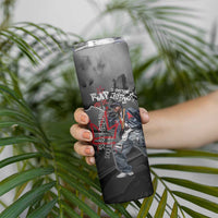 Rap Star Streetwear Skinny Tumbler with Graffiti Lettering and Hip Hop - Wonder Print Shop