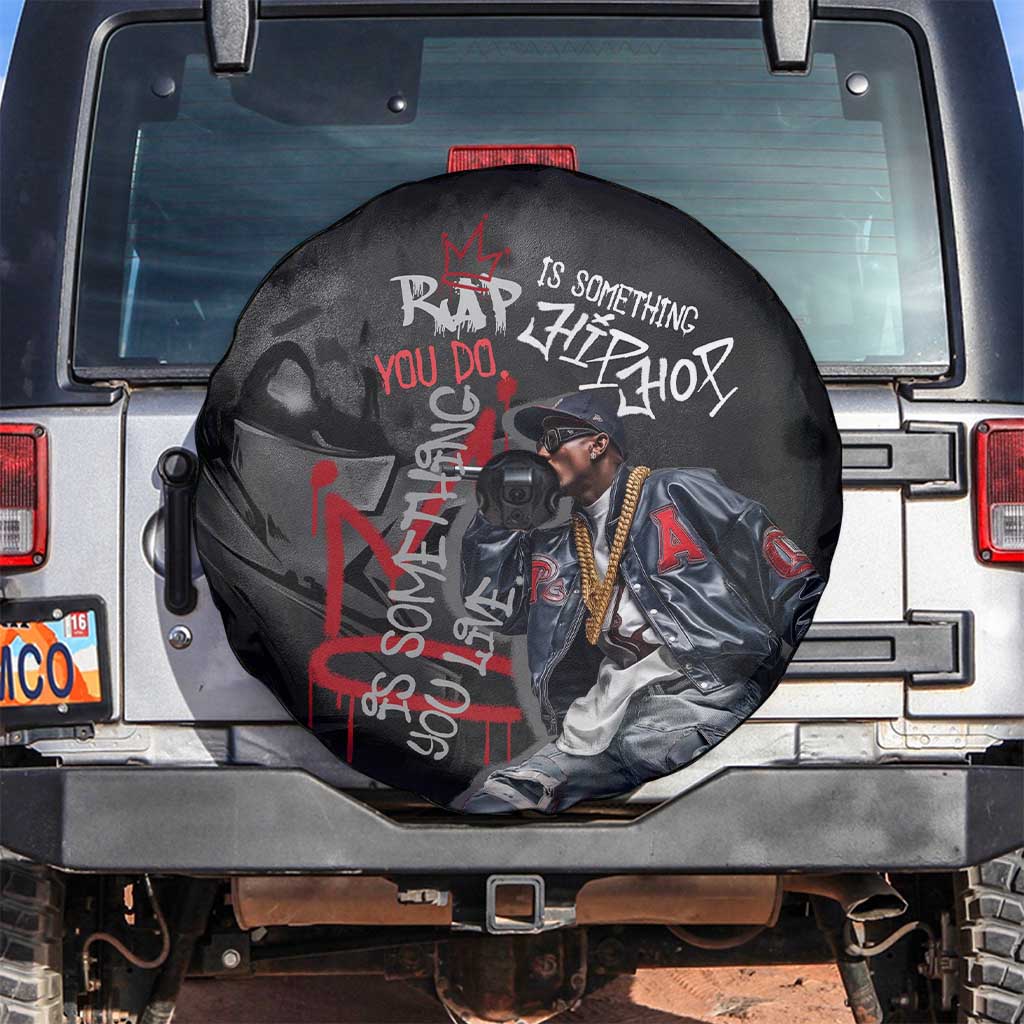 Rap Star Streetwear Spare Tire Cover with Graffiti Lettering and Hip Hop - Wonder Print Shop