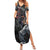 Rap Star Streetwear Summer Maxi Dress with Graffiti Lettering and Hip Hop - Wonder Print Shop