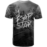 Rap Star Streetwear T Shirt with Graffiti Lettering and Hip Hop - Wonder Print Shop