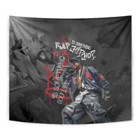 Rap Star Streetwear Tapestry with Graffiti Lettering and Hip Hop - Wonder Print Shop