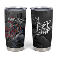 Rap Star Streetwear Tumbler Cup with Graffiti Lettering and Hip Hop - Wonder Print Shop