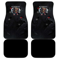 Hip Hop Streetwear Car Mats with Graffiti Boombox and Angel Bear Graphic in Urban Bullet Hole Design - Wonder Print Shop