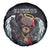 Hip Hop Streetwear Spare Tire Cover with Graffiti Boombox and Angel Bear Graphic in Urban Bullet Hole Design - Wonder Print Shop