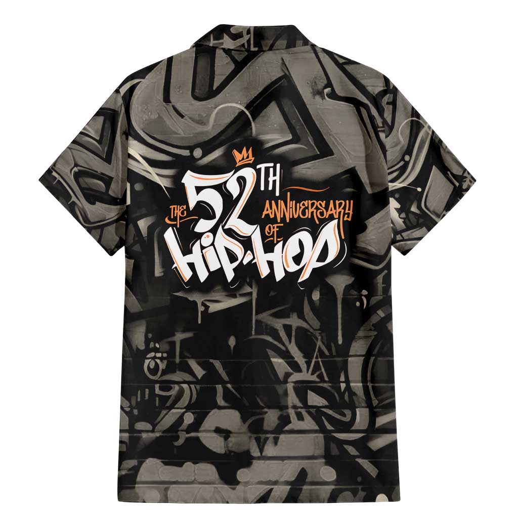 52th Anniversary Of Hiphop Celebration Family Matching Mermaid Dress and Hawaiian Shirt with Praying Angel Graphic and Urban Graffiti Background - Wonder Print Shop