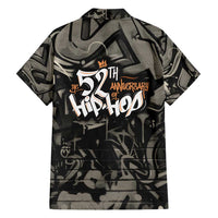 52th Anniversary Of Hiphop Celebration Family Matching Off Shoulder Maxi Dress and Hawaiian Shirt with Praying Angel Graphic and Urban Graffiti Background - Wonder Print Shop