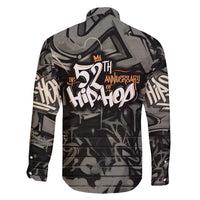 52th Anniversary Of Hiphop Celebration Family Matching Off Shoulder Short Dress and Hawaiian Shirt with Praying Angel Graphic and Urban Graffiti Background - Wonder Print Shop