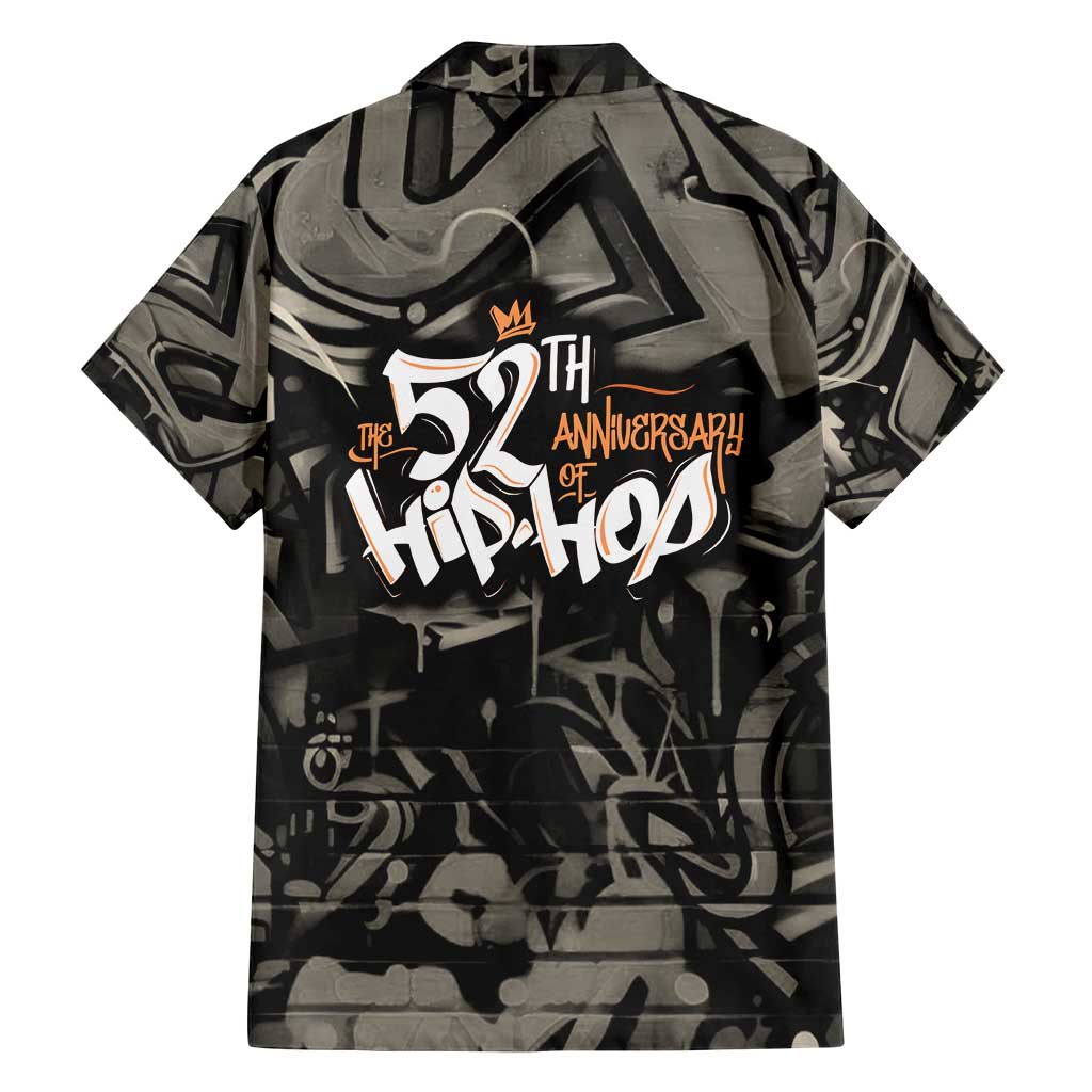 52th Anniversary Of Hiphop Celebration Family Matching Puletasi and Hawaiian Shirt with Praying Angel Graphic and Urban Graffiti Background - Wonder Print Shop
