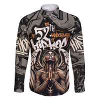 52th Anniversary Of Hiphop Celebration Family Matching Puletasi and Hawaiian Shirt with Praying Angel Graphic and Urban Graffiti Background - Wonder Print Shop