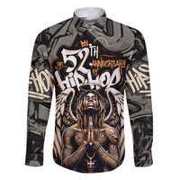 52th Anniversary Of Hiphop Celebration Family Matching Short Sleeve Bodycon Dress and Hawaiian Shirt with Praying Angel Graphic and Urban Graffiti Background - Wonder Print Shop