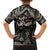 52th Anniversary Of Hiphop Celebration Family Matching Summer Maxi Dress and Hawaiian Shirt with Praying Angel Graphic and Urban Graffiti Background - Wonder Print Shop