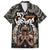 52th Anniversary Of Hiphop Celebration Family Matching Summer Maxi Dress and Hawaiian Shirt with Praying Angel Graphic and Urban Graffiti Background - Wonder Print Shop