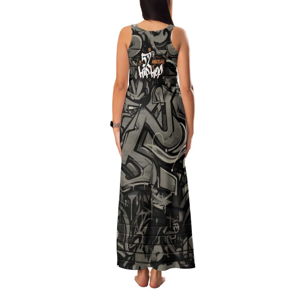52th Anniversary Of Hiphop Celebration Family Matching Tank Maxi Dress and Hawaiian Shirt with Praying Angel Graphic and Urban Graffiti Background - Wonder Print Shop