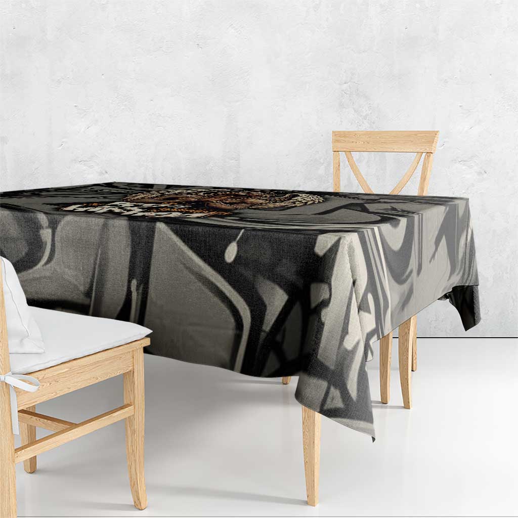 52th Anniversary Of Hiphop Celebration Tablecloth with Praying Angel Graphic and Urban Graffiti Background - Wonder Print Shop