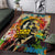 Martin Luther King Graffiti Style Graphic Area Rug with Colorful Spray Paint Quotes and Crown Detail - Wonder Print Shop