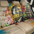 Martin Luther King Graffiti Style Graphic Back Car Seat Cover with Colorful Spray Paint Quotes and Crown Detail - Wonder Print Shop