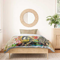 Martin Luther King Graffiti Style Graphic Bedding Set with Colorful Spray Paint Quotes and Crown Detail - Wonder Print Shop