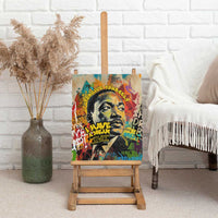 Martin Luther King Graffiti Style Graphic Canvas Wall Art with Colorful Spray Paint Quotes and Crown Detail - Wonder Print Shop