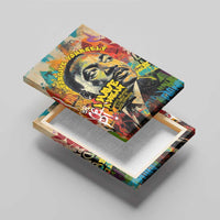 Martin Luther King Graffiti Style Graphic Canvas Wall Art with Colorful Spray Paint Quotes and Crown Detail - Wonder Print Shop