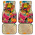 Martin Luther King Graffiti Style Graphic Car Mats with Colorful Spray Paint Quotes and Crown Detail - Wonder Print Shop