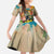Martin Luther King Graffiti Style Graphic Family Matching Mermaid Dress and Hawaiian Shirt with Colorful Spray Paint Quotes and Crown Detail - Wonder Print Shop