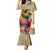 Martin Luther King Graffiti Style Graphic Family Matching Mermaid Dress and Hawaiian Shirt with Colorful Spray Paint Quotes and Crown Detail - Wonder Print Shop