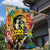 Martin Luther King Graffiti Style Graphic Garden Flag with Colorful Spray Paint Quotes and Crown Detail - Wonder Print Shop