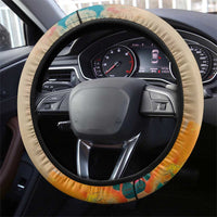 Martin Luther King Graffiti Style Graphic Steering Wheel Cover with Colorful Spray Paint Quotes and Crown Detail - Wonder Print Shop
