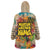 Martin Luther King Graffiti Style Graphic Wearable Blanket Hoodie with Colorful Spray Paint Quotes and Crown Detail - Wonder Print Shop