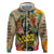 Martin Luther King Graffiti Style Graphic Zip Hoodie with Colorful Spray Paint Quotes and Crown Detail - Wonder Print Shop