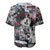 Martin Luther King Day Tribute Baseball Jersey Civil Rights Collage and Classic American Street Graffiti Colors - Wonder Print Shop