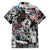 Martin Luther King Day Tribute Family Matching Summer Maxi Dress and Hawaiian Shirt Civil Rights Collage and Classic American Street Graffiti Colors - Wonder Print Shop