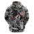 Martin Luther King Day Tribute Hoodie Civil Rights Collage and Classic American Street Graffiti Colors - Wonder Print Shop