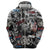 Martin Luther King Day Tribute Hoodie Civil Rights Collage and Classic American Street Graffiti Colors - Wonder Print Shop