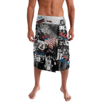 Martin Luther King Day Tribute Lavalava Civil Rights Collage and Classic American Street Graffiti Colors - Wonder Print Shop