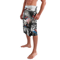 Martin Luther King Day Tribute Lavalava Civil Rights Collage and Classic American Street Graffiti Colors - Wonder Print Shop