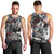 Martin Luther King Day Tribute Men Tank Top Civil Rights Collage and Classic American Street Graffiti Colors - Wonder Print Shop