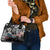 Martin Luther King Day Tribute Shoulder Handbag Civil Rights Collage and Classic American Street Graffiti Colors - Wonder Print Shop