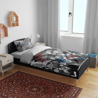 Malcolm X Bedding Set Quotes Dates and Black History Activist Theme - Wonder Print Shop