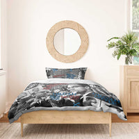 Malcolm X Bedding Set Quotes Dates and Black History Activist Theme - Wonder Print Shop