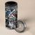 Malcolm X 4 in 1 Can Cooler Tumbler Quotes Dates and Black History Activist Theme - Wonder Print Shop