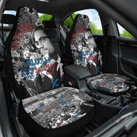 Malcolm X Car Seat Cover Quotes Dates and Black History Activist Theme - Wonder Print Shop