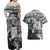Malcolm X Couples Matching Off Shoulder Maxi Dress and Hawaiian Shirt Quotes Dates and Black History Activist Theme - Wonder Print Shop
