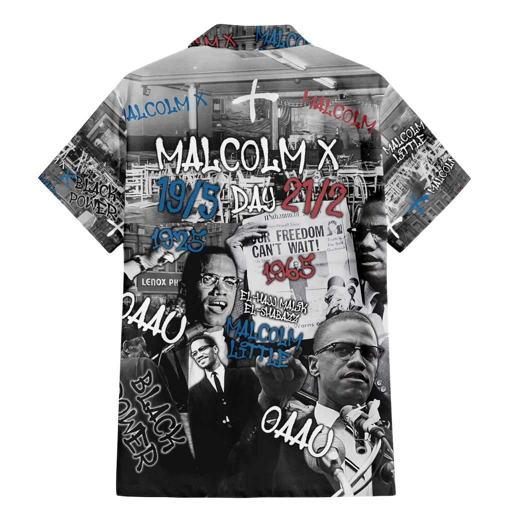 Malcolm X Family Matching Mermaid Dress and Hawaiian Shirt Quotes Dates and Black History Activist Theme - Wonder Print Shop